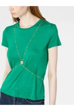 Elisabetta Franchi T-shirts T-Shirt Green -Elisabetta Franchi Winkel c44023f7b29c0c0c8c20555ca2cab1ce