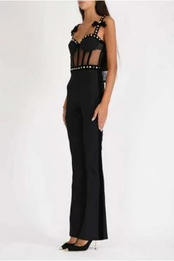 Elisabetta Franchi Jumpsuits & Tuinbroeken Jumpsuit Black -Elisabetta Franchi Winkel c4f640d8829e61a2285ec0c0693abba4