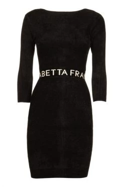 Elisabetta Franchi Casual Jurken Midi Dresses Black