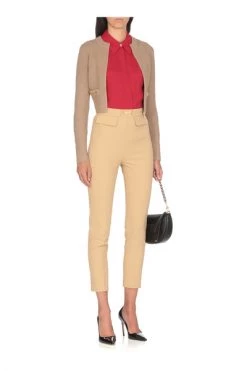 Elisabetta Franchi Vesten Cardigan Beige -Elisabetta Franchi Winkel c564a82bd15ef290136ef0831ed651fa