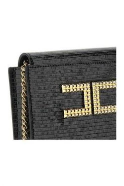 Schoudertassen ELISABETTA FRANCHI BLACK Black -Elisabetta Franchi Winkel c56b07c7b3894f8666dc863222d6c748