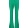 Elisabetta Franchi Wijde Broeken Wide Leg Pants Green