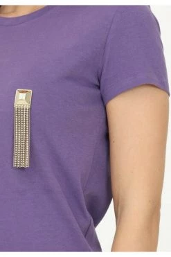 Elisabetta Franchi T-shirts T-shirt Purple
