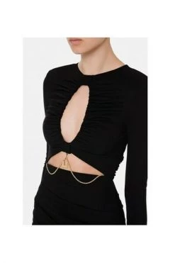Elisabetta Franchi Casual Jurken Dress Black
