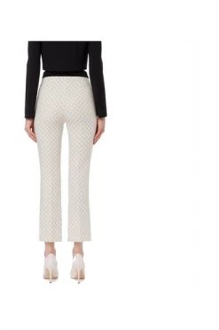 Elisabetta Franchi Pantalons Slim-fit Trousers White