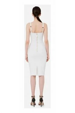Elisabetta Franchi Casual Jurken Short Dresses White -Elisabetta Franchi Winkel c67ec167ad6b3ea5023e72028be5ff97