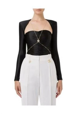 Elisabetta Franchi Bodies Body Black -Elisabetta Franchi Winkel c691ca291913d16e8dcb964bcfaacafe