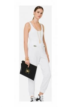 Elisabetta Franchi Sweatpants White -Elisabetta Franchi Winkel c6a04be914719cece732849b17e20449