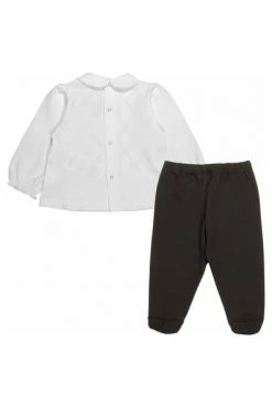Elisabetta Franchi Sets Set Consisting Of Sweater And Pants White