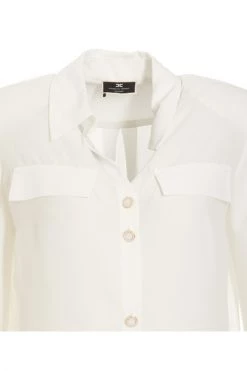 Elisabetta Franchi Longsleeve Shirts Shirt White