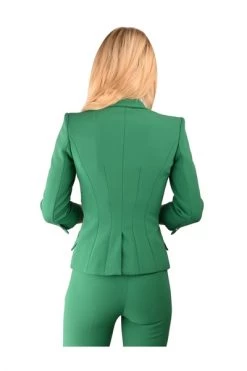 Elisabetta Franchi Blazers Green