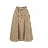 Elisabetta Franchi Maxi Rokken Skirt Beige