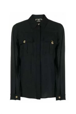 Elisabetta Franchi Longsleeve Shirts SHIRT Black