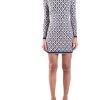 Elisabetta Franchi Casual Jurken Women& Clothing Dress Multicolor AW22 Gray