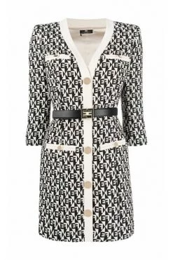 Elisabetta Franchi Casual Jurken Mini Dress Black -Elisabetta Franchi Winkel c910207798a5af5f136b30a1985d6678