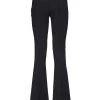 Elisabetta Franchi Wijde Broeken Wide Trousers Black