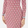 Elisabetta Franchi Casual Jurken Knitted Dresses Red