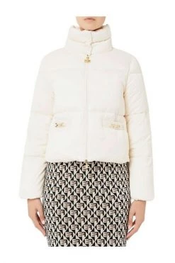 Elisabetta Franchi Gewatteerde Jassen Down Jackets Beige -Elisabetta Franchi Winkel ca122c75128d651d2044f972a9ea1df9