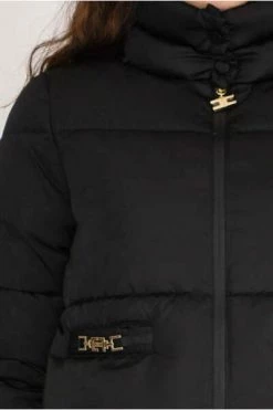 Elisabetta Franchi Winterjassen Winter Jackets Black