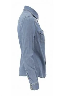 Elisabetta Franchi Longsleeve Shirts Denim Shirt Blue