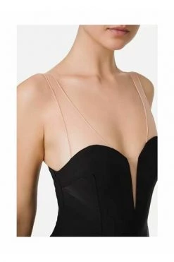 Elisabetta Franchi Casual Jurken Abito AB26127E2 Black -Elisabetta Franchi Winkel cbebf1afba4afd800a8abf7e97d9291b