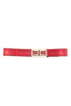 Elisabetta Franchi Riemen Belts Red