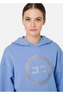 Elisabetta Franchi Hoodies & Sweatvesten Hoodies Blue 9 Elisabetta Franchi Hoodies & Sweatvesten Hoodies Blue -Elisabetta Franchi Winkel ccb00e2e6152a416c07a3626129b085f