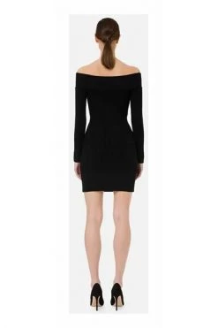 Elisabetta Franchi Casual Jurken Short Dresses Black