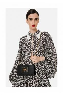 Elisabetta Franchi Schoudertassen Cross Body Bags Black -Elisabetta Franchi Winkel cde2bf1eeda340f50b7a9f00f5035551