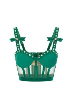 Elisabetta Franchi Sleeveless Tops Green -Elisabetta Franchi Winkel ce422ff1e9563e4f85b847ea79fe1b97