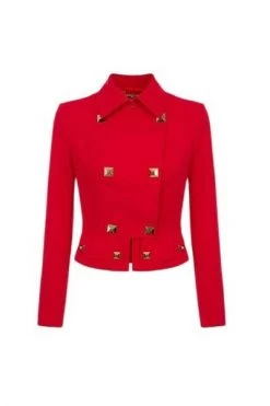 Elisabetta Franchi Zomerjassen Light Jackets Red