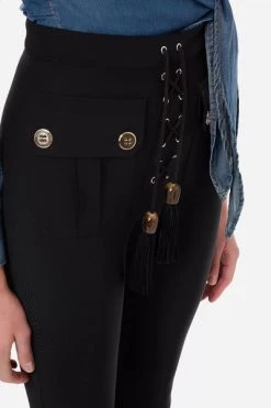 Elisabetta Franchi Pantalons Pants Black