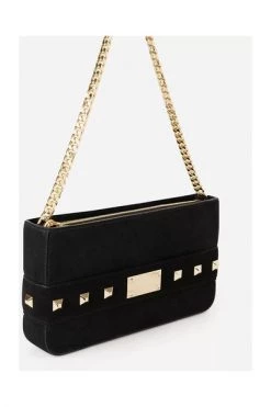 Elisabetta Franchi Schoudertassen Shoulder Bags Black -Elisabetta Franchi Winkel ce84b115fb884365ff51c9ff634ec011