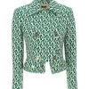 Elisabetta Franchi Blazers Green