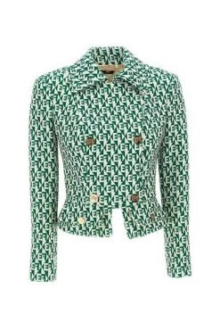 Elisabetta Franchi Blazers Green