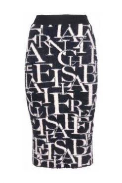 Elisabetta Franchi Midirokken Midi Skirts Black