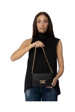 Elisabetta Franchi Schoudertassen Shoulder Bags Black -Elisabetta Franchi Winkel cf182827ae14684c43785c06e5294c48