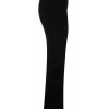 Elisabetta Franchi Wijde Broeken Wide Trousers Black