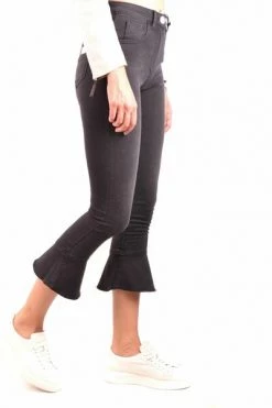 Elisabetta Franchi Cropped Jeans PJ07S81E2 COTTON JEANS Black -Elisabetta Franchi Winkel cf656802c707545d18de51c3992296e9