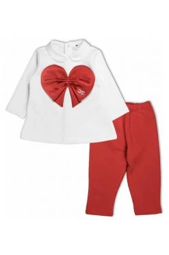 Elisabetta Franchi Sets Set Consisting Of Sweater And Pants Red
