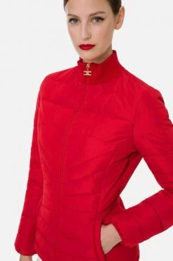 Elisabetta Franchi Zomerjassen Light Jackets Red -Elisabetta Franchi Winkel d06096e65f5cc6283bc030af03a718f5
