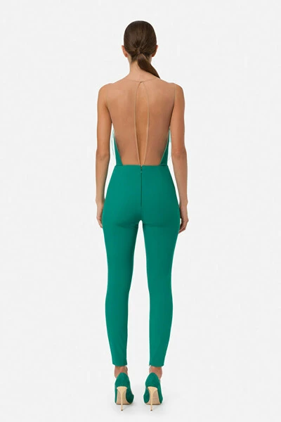 Elisabetta Franchi Playsuits Green 4 Elisabetta Franchi Playsuits Green - Afbeelding 4