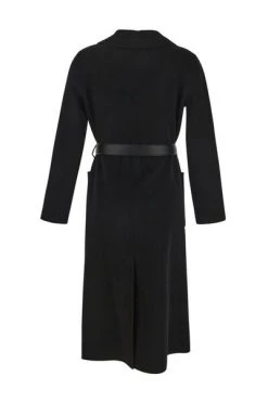Elisabetta Franchi Trenchcoats & Mantels Belted Coat Black