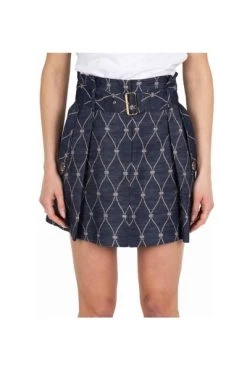 Elisabetta Franchi Korte Rokken GONNA Blue