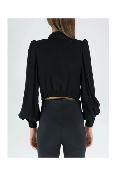 Elisabetta Franchi Longsleeve Shirts Shirts Black 4 Elisabetta Franchi Longsleeve Shirts Shirts Black - Afbeelding 4