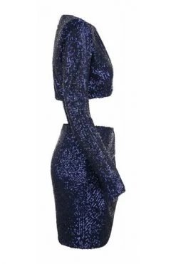 Elisabetta Franchi Feestjurken Skirt And Top Outfit In Full Sequins Blue -Elisabetta Franchi Winkel d1a6a9654b12520da022708d52403b8b