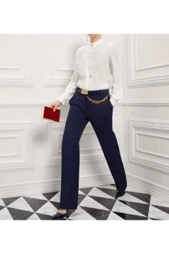 Elisabetta Franchi Overhemden Shirt CA01927E2 White -Elisabetta Franchi Winkel d2595848f1c0f0be31f50ec2eb2ca17a