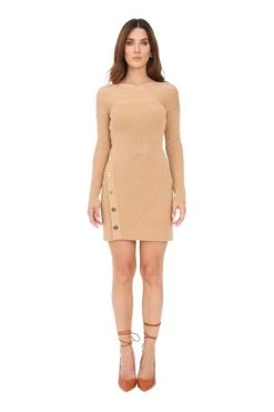 Elisabetta Franchi Casual Jurken Dress Brown -Elisabetta Franchi Winkel d2d220d0742f08177120d46157105a45