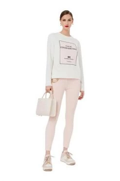 Elisabetta Franchi Hoodies & Sweatvesten Sweatshirts White