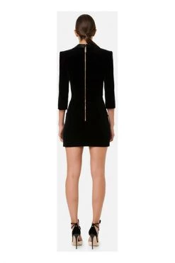 Elisabetta Franchi Casual Jurken Midi Dresses Black -Elisabetta Franchi Winkel d3668fe6a50c5d2f399a4a274bd4a049